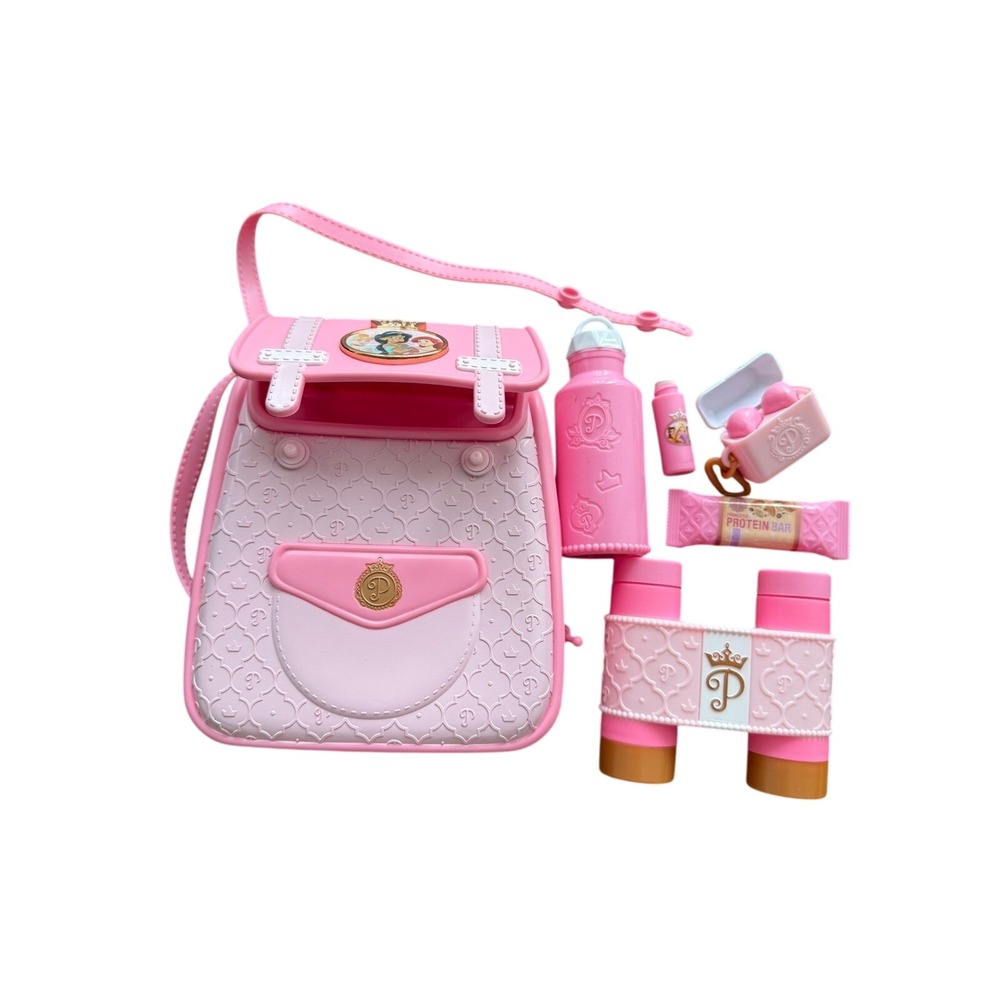Disney Princess Style Collection Play Backpack Set Pink Travel Toys Accessories